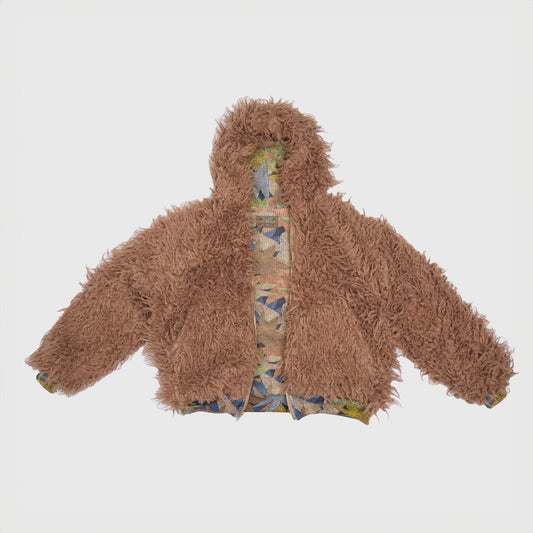 Into The Wild Hooded Fur Jacket