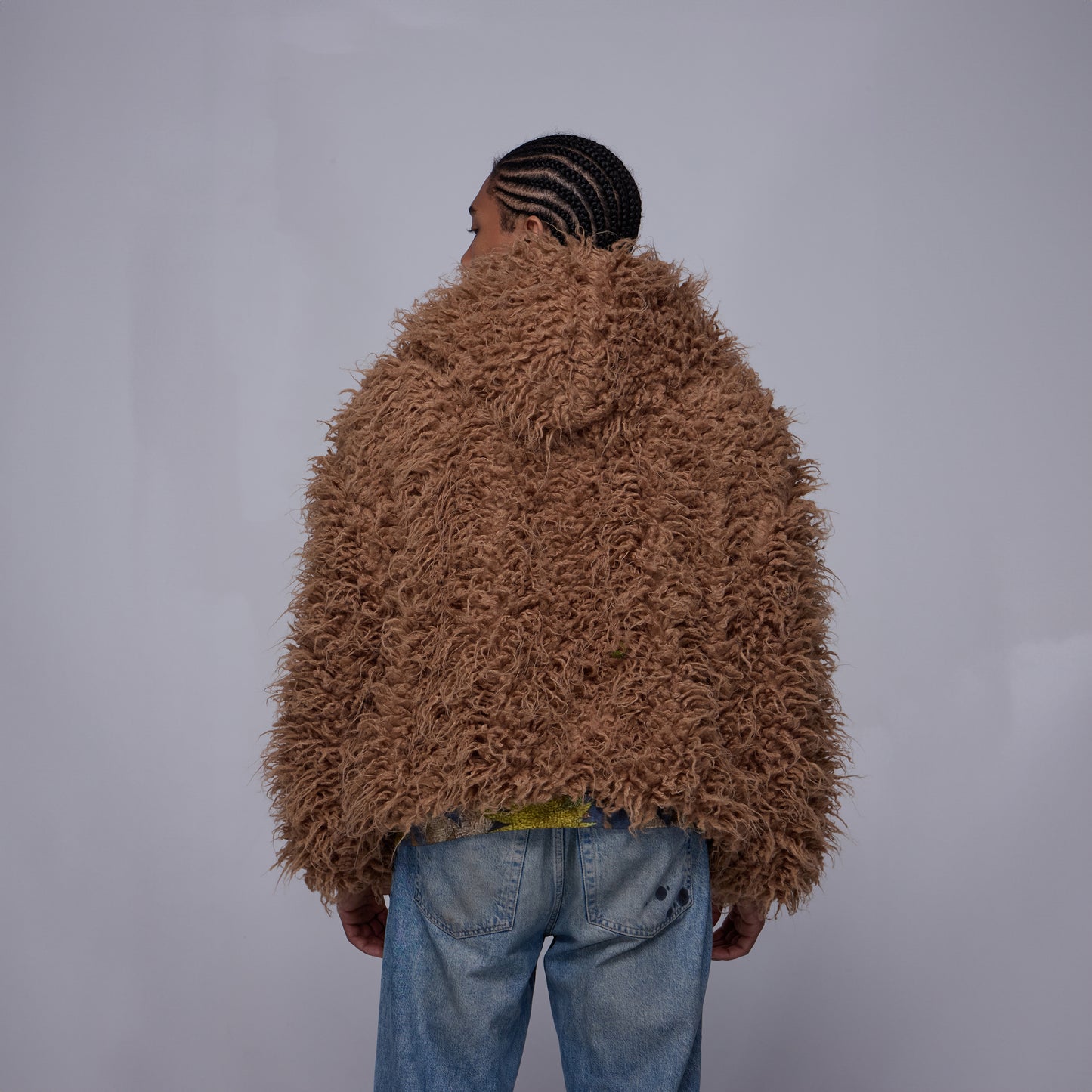 Into The Wild Hooded Fur Jacket